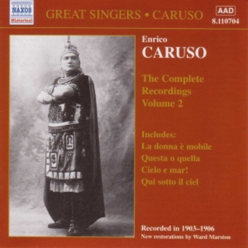 CARUSO, Enrico: Complete Recordings, Vol.  2 (1903-1906)