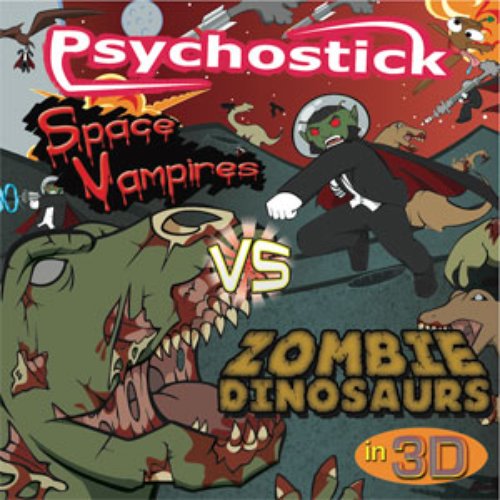 Space Vampires VS Zombie Dinosaurs in 3D