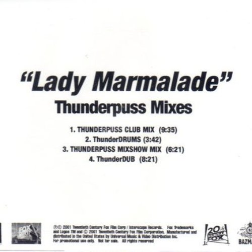 Lady Marmalade (Thunderpuss Mixes)