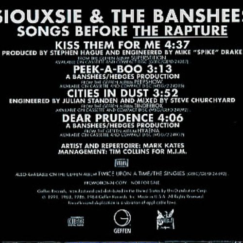 Songs Before The Rapture