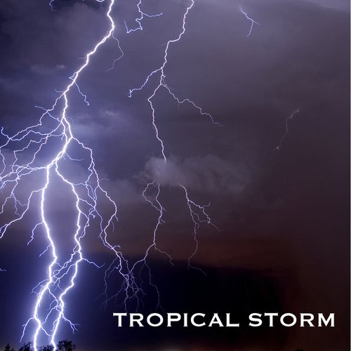 Tropical Storm for Deep Sleep - Thunderstorm Sounds and Rain Sound