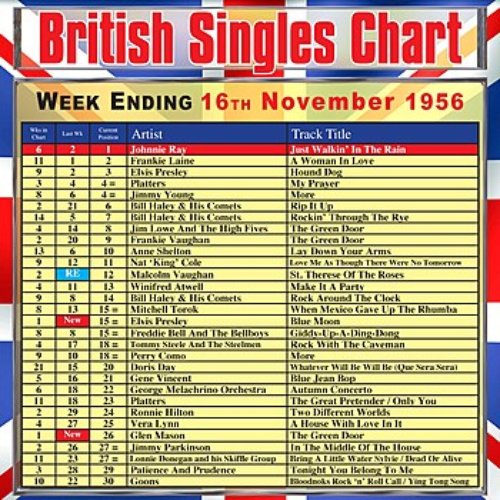 British Singles Chart - Week Ending 16 November 1956