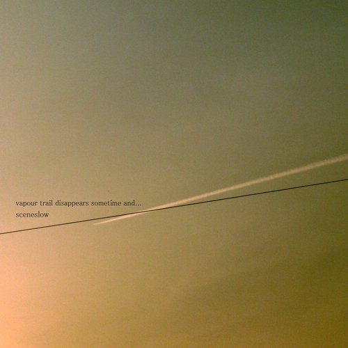 vapour trail disappears sometime and...