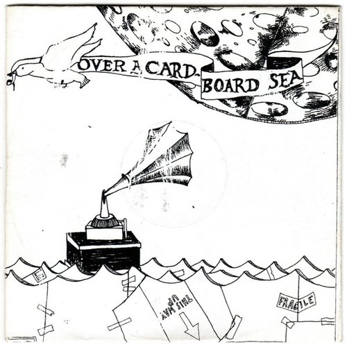 over a cardboard sea