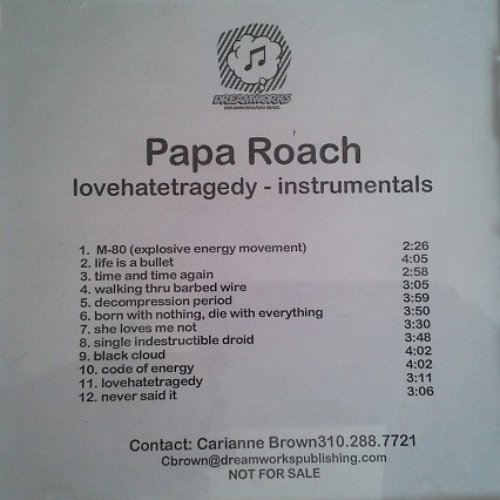 Lovehatetragedy - Instrumentals