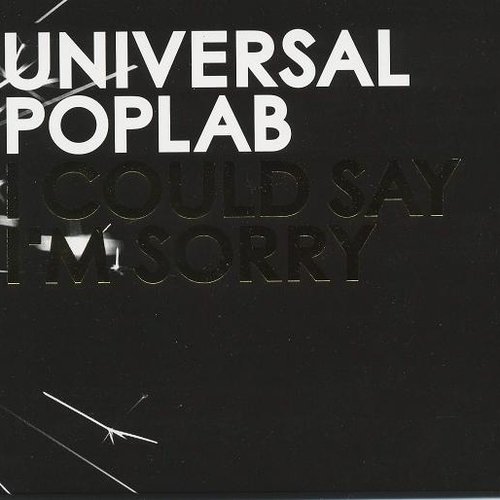 I Could Say I'm Sorry
