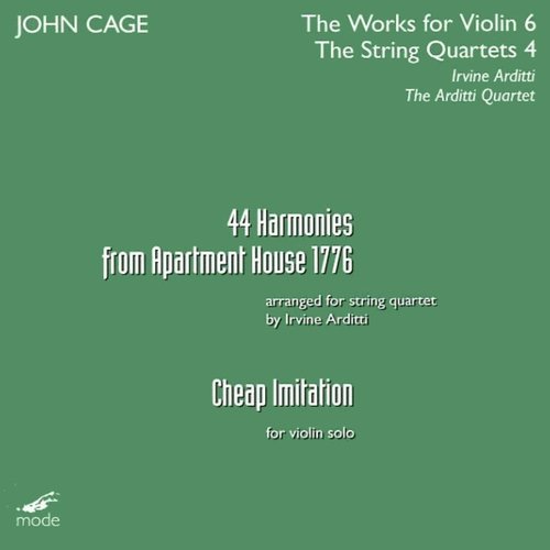 Cage: Harmonies From Apartment House 1776