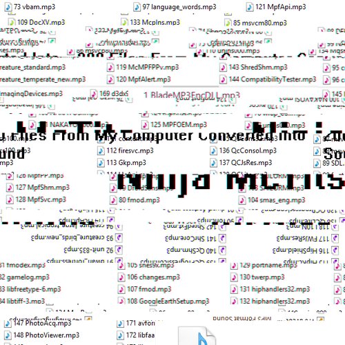 200 Files From My Computer Converted Into Sound