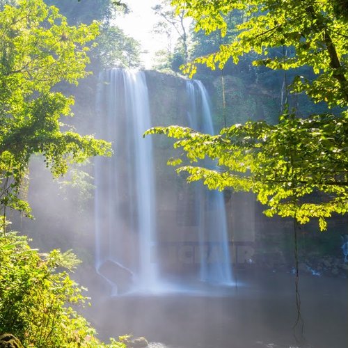 The waterfall