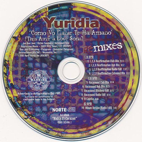Como Yo Nadie Te Ha Amado = This Ain't A Love Song (Remixes)