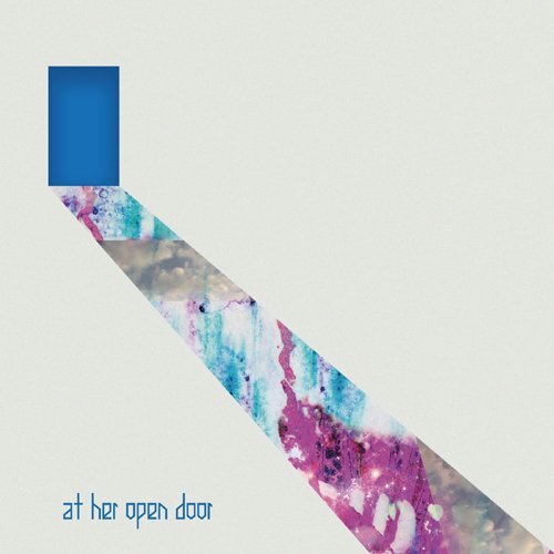 at her open door