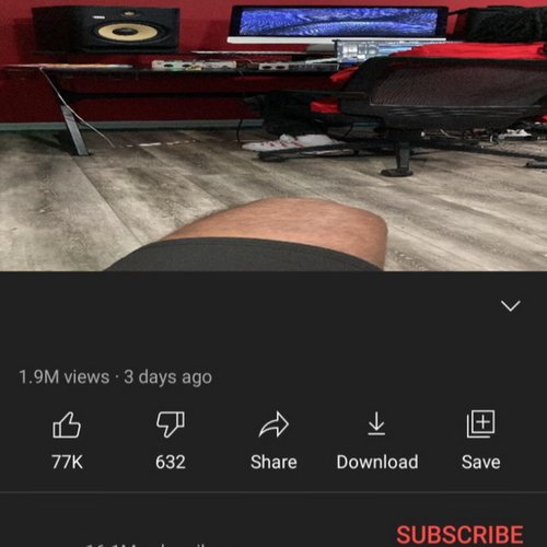 High in studio