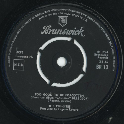 Too Good to Be Forgotten