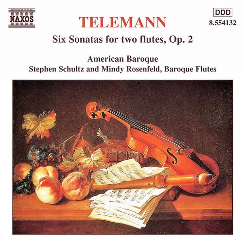 TELEMANN: 6 Sonatas for Two Flutes without Bass