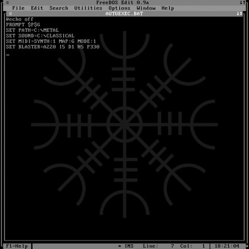 C:\>Edit Autoexec.Bat - EP
