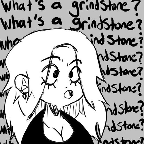 nose to the grindstone
