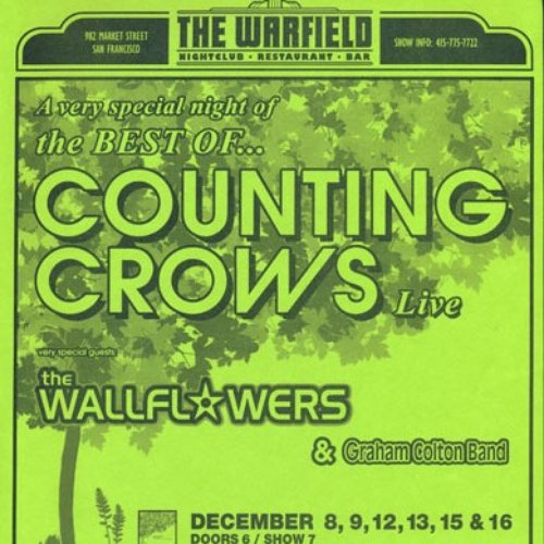 2003-12-13: The Warfield, San Francisco, CA, USA