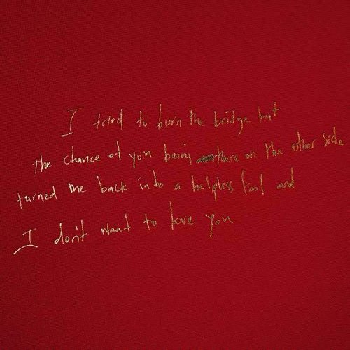 I Don`t Wanna Love You