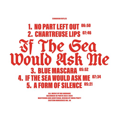If The Sea Would Ask Me