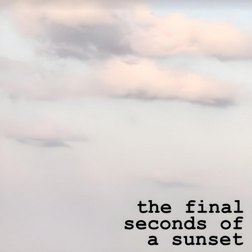 the final seconds of a sunset