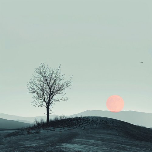 海の夕暮れ