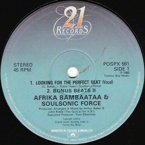 Looking For The Perfect Beat — Afrika Bambaataa & The Soulsonic Force |  Last.fm