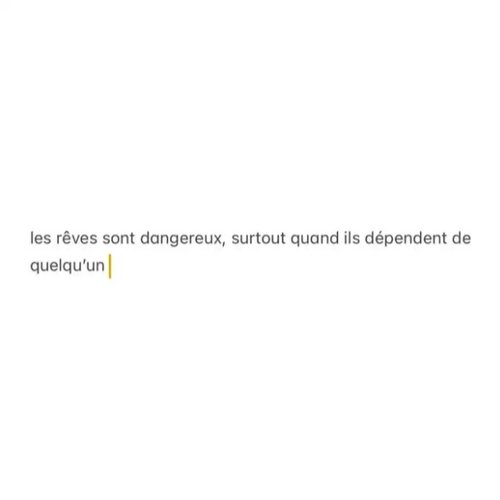 les rêves sont dangereux