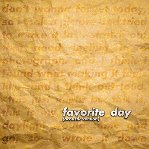Favorite Day (Acoustic Version) - Single