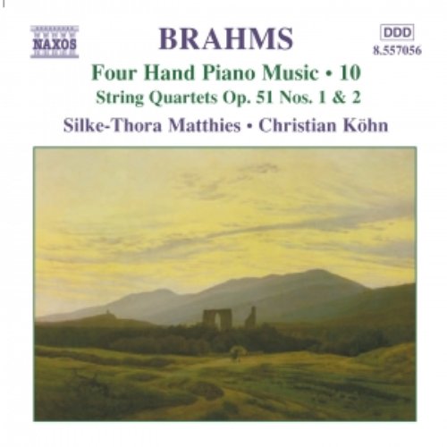 BRAHMS: Four-Hand Piano Music, Vol.  10