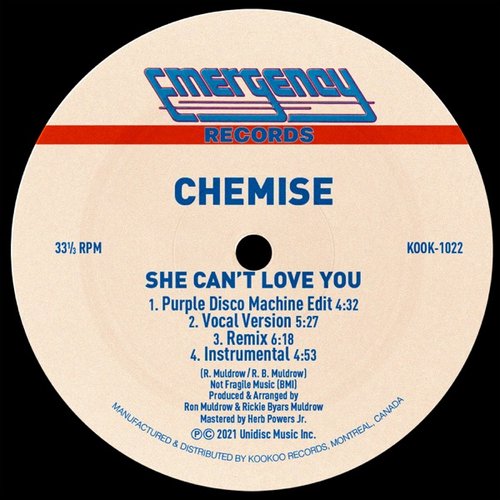 She Can't Love You (Purple Disco Machine Edit) - EP