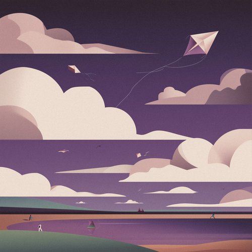 kites in the sky