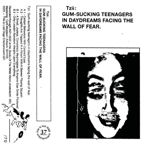 Gum-Sucking Teenagers in Daydreams Facing the Wall of Fear