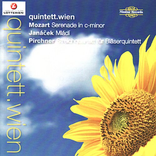 Mozart: Serenade in C minor, Janáček: Suite for Wind Quintet, Pirchner: Streichquartett für Bläserquintett