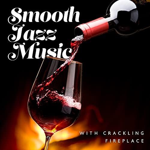 Smooth Jazz Music with Crackling Fireplace: Relaxing and Chill Music