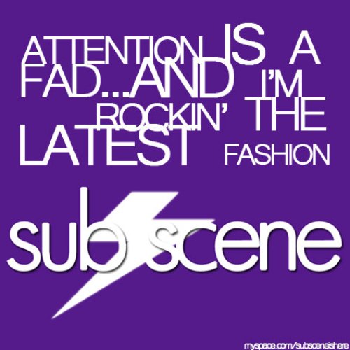 Attention Is A Fad...And I'm Rockin' The Latest Fashion EP