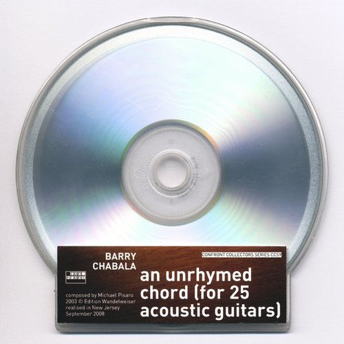 An Unrhymed Chord (for 25 acoustic guitars)