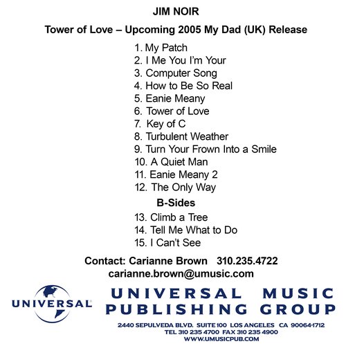 Tower Of Love - Upcoming 2005 My Day (UK) Release / B-Sides