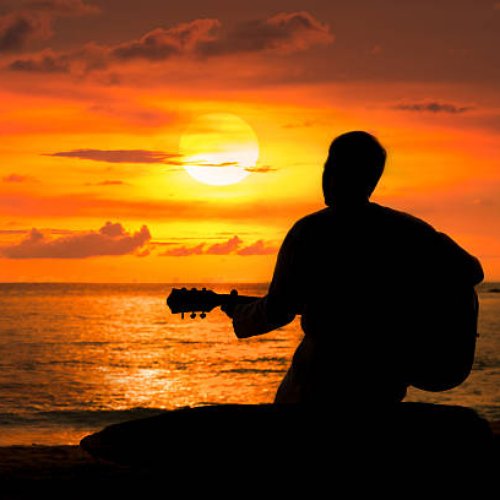 Acoustic Sunset At the Seaside