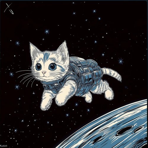 Cosmic Kitty (Floating In The Void)
