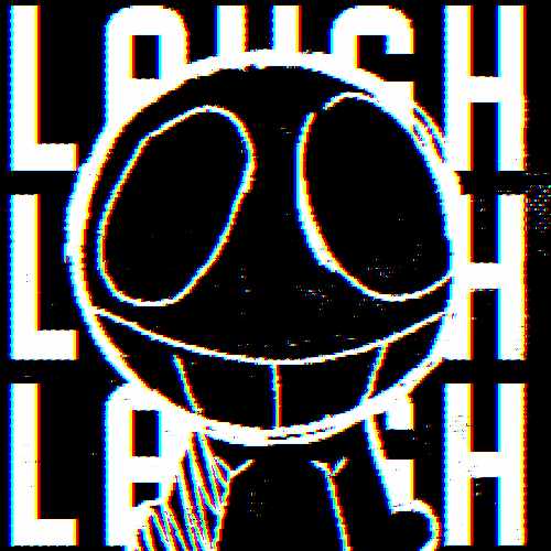 Laughing with BIG word