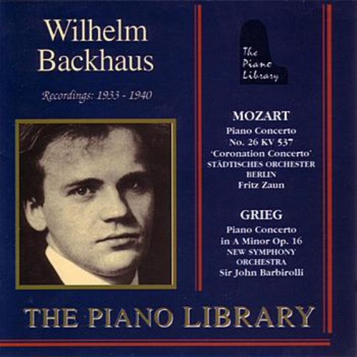 Wilhelm Backhaus - Mozart, Grieg