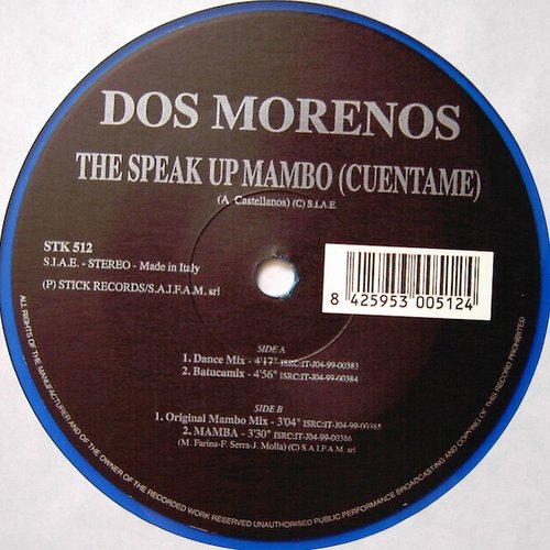 The Speak Up Mambo (cuentame)