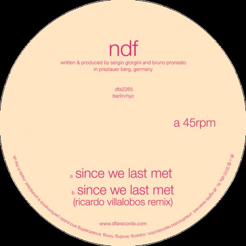 Since We Last Met (Ricardo Villalobos Remixes)