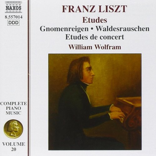 Liszt Complete Piano Music, Vol. 20: Gnomenreigen, Waldesrauschen & Études de concert