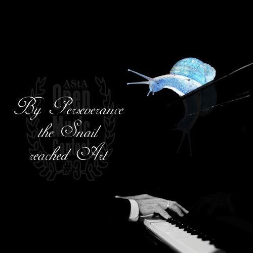open music contest #3: "by perseverance the snail reached art" (black disc)