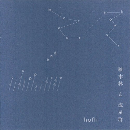 雑木林と流星群