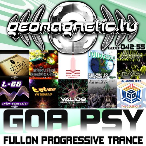Geomagnetic Records Goa Psy Fullon Progressive Trance EP's 42 - 55