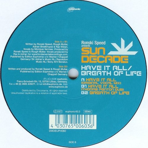 Have It All / Breath Of Life