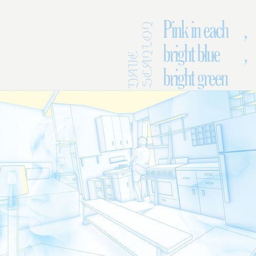 Pink in each, bright blue, bright green