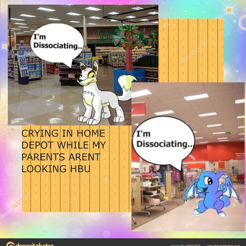 Emo Neopets Dissociating In Select Grocery Stores (AKA I Want To Upload This And Have Copyright Block It In Every Country)